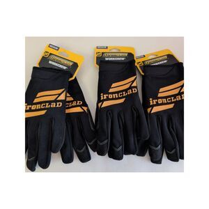 Three pairs of Ironclad Workcrew Gloves Medium New - WCG-03-M